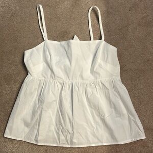 JCrew- Women’s peplum tank top